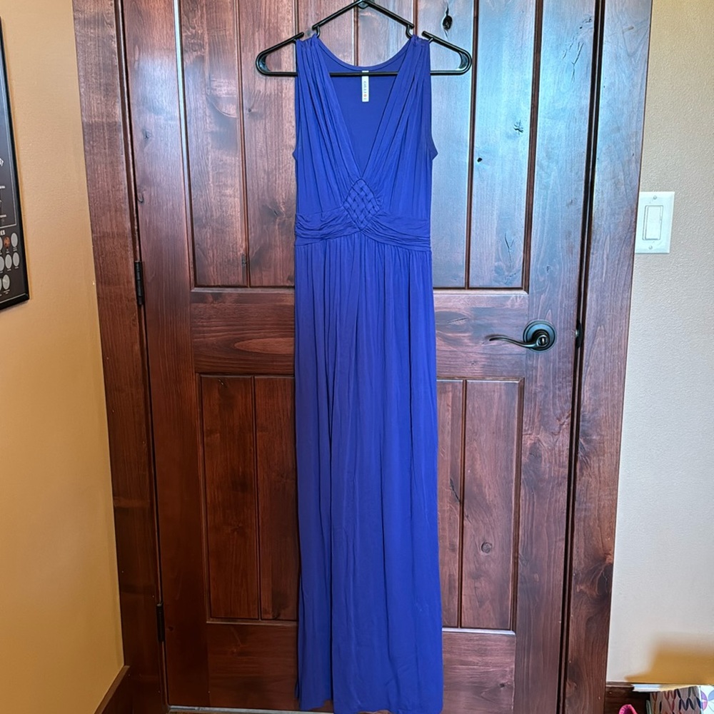 Blue/bordering on Violet Maxi dress, Gilli, Size L